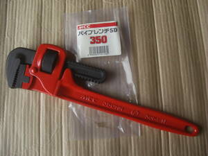 *MCC pipe wrench SD 350MM pie Len new goods unused dead stock goods tool DIY Japan JAPAN