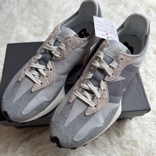 新品 New Balance U327 グレー スニーカー ニューバランス
