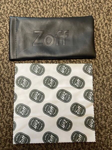 Zoff メガネケース & メガネ拭き ゾフ 黒