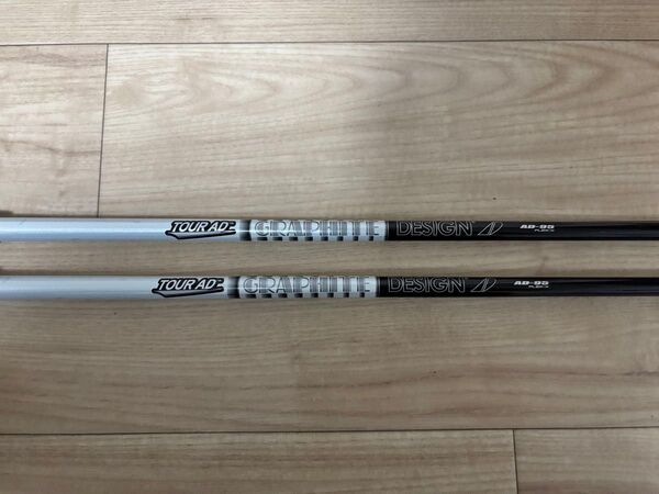 2本セット TOUR AD ツアーAD95 X PINGスリーブ付き