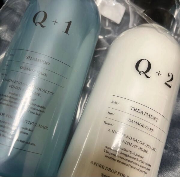 クオリタス Q+ シャンプー トリートメント セット 美容室専売品 ノンシリコン