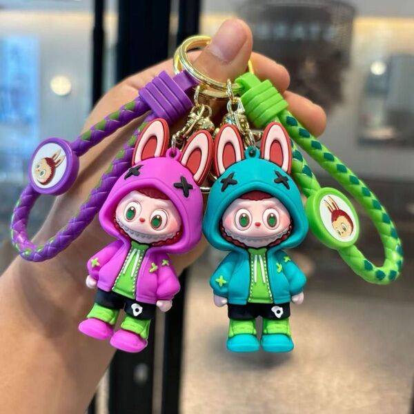 ラブブスウェットシャツスタイル キーホルダー誕生日プレゼント2台セット