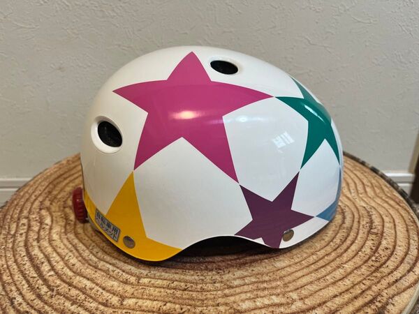 ヘルメット OGK KABUTO 子ども用 50〜54cm カラフル 星 自転車