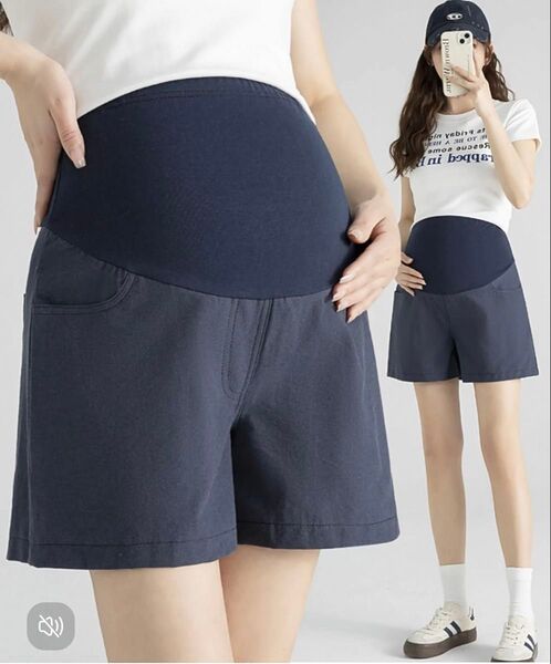 【新品】パンツ デニム 妊婦帯 XL
