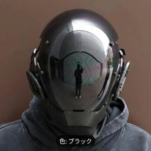 ◆サイバーパンクハーフマスク◆ クールなSF未来的なマスク コスプレ アニメ