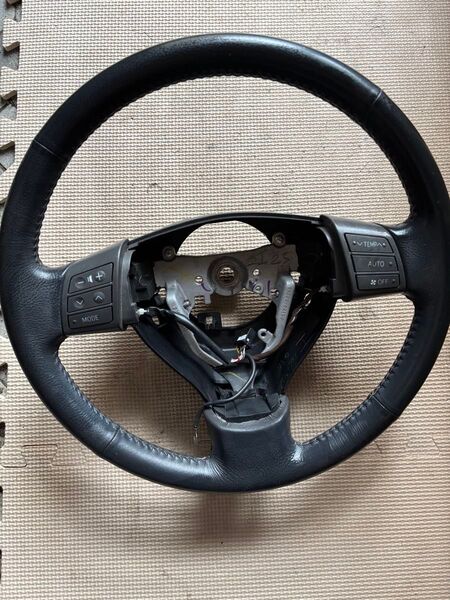 ダイハツ ミラ L275S ステアリング ハンドル オーディオスイッチ付き 純正 K-06