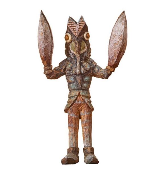 はしもとみおのウルトラ怪獣彫ってみた。 バルタン星人 バンダイ ガシャポン ガチャ