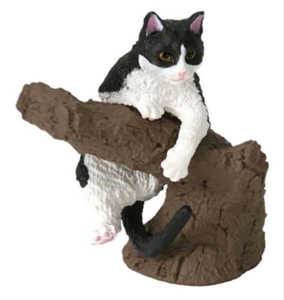 いきもの大図鑑 指まきコレクション 猫 日本猫 ハチワレ バンダイ ガシャポン ガチャ