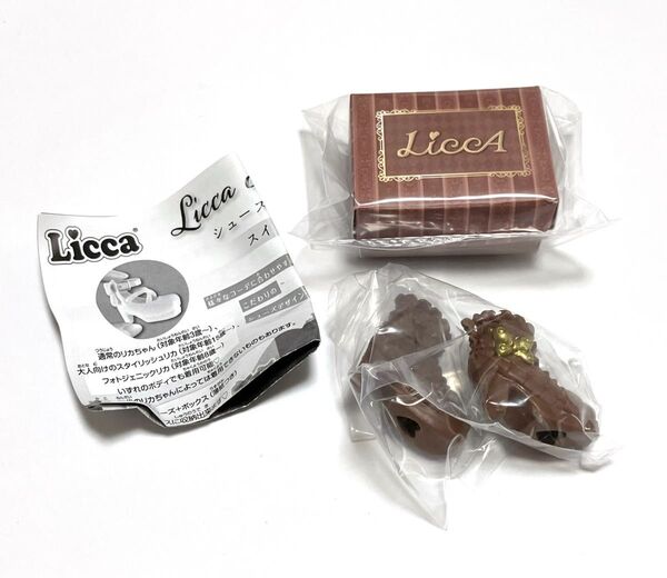 Licca closet series シューズコレクション スイートカラー ノワールブーティー リカちゃん 靴 ガチャ