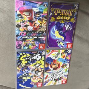 Nintendo Switch Pro スプラトゥーン2エディションカセット4枚コントローラーセット Switchソフト