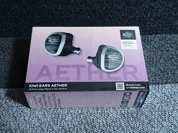 Kiwi Ears Aether IEM イヤホン 15.3mm平面磁気型