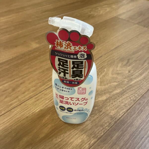 薬用柿渋 帰ってスグの足洗いソープ 250ml
