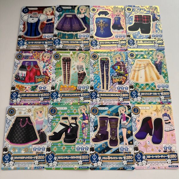 アイカツ 藤堂ユリカ ロリゴシック 12枚セット