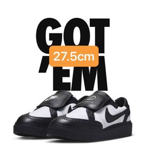 【27.5cm】PEACEMINUSONE × Nike Kwondo1 "Black and White" / G-DRAGON