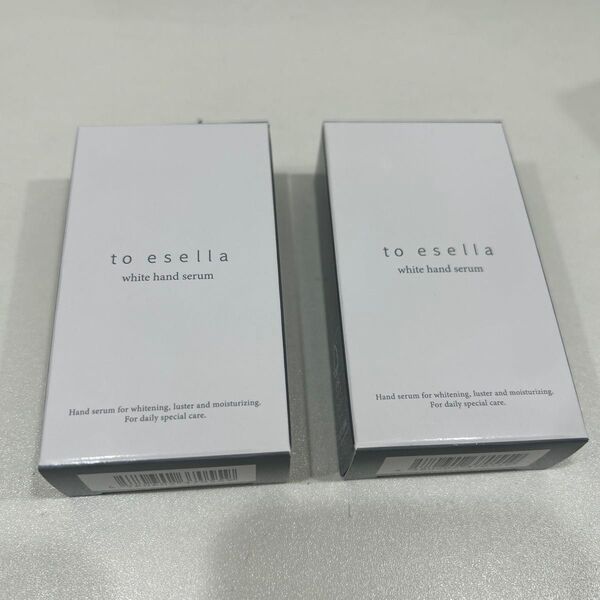 to esella トゥイセラ ホワイトハンドセラム*2セット