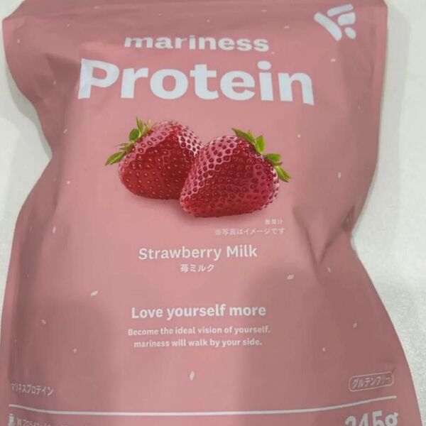 マリネスプロテイン mariness Protein 345g 苺ミルク