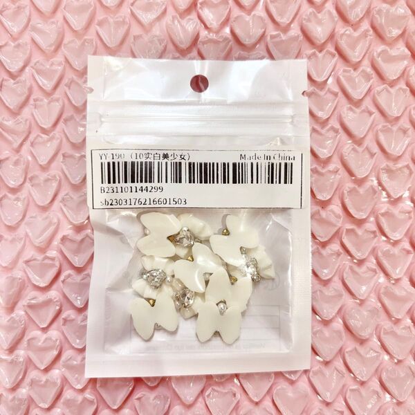 SHEIN ネイルパーツ リボン バタフライ 蝶結び