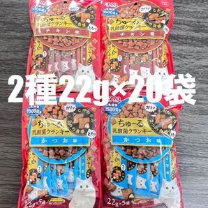 猫 いなば CIAO ちゅ〜る 乳酸菌クランキー 2種 22g×20袋