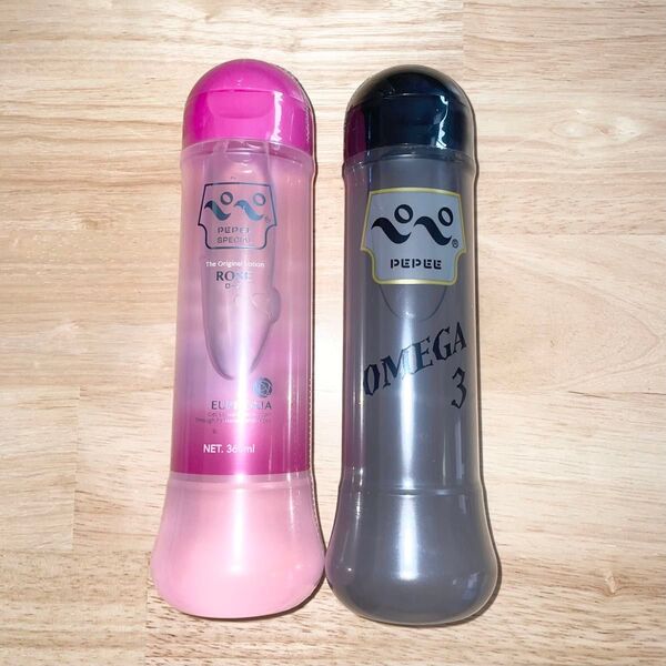 2種類セット「ペペ スペシャル ローズ360mL」×1本「ぺぺ マッサージ・ゼリー オメガ3_360mL」×1本 ぺぺローション
