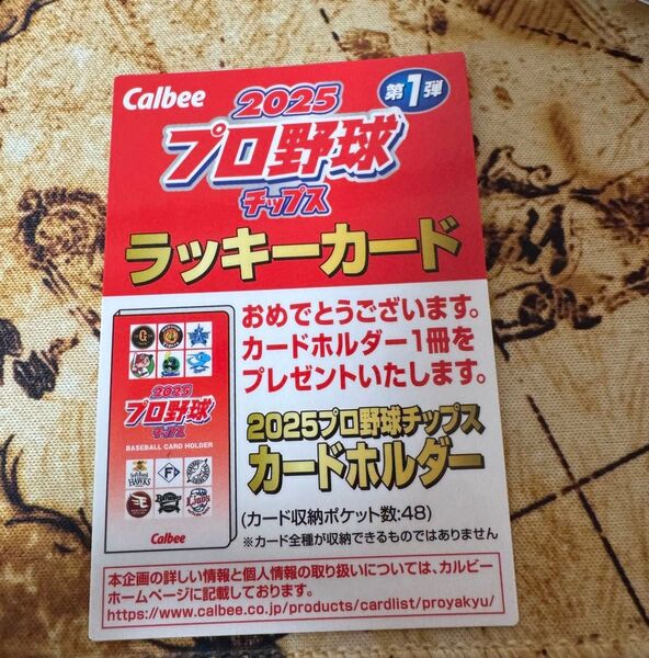 カルビー プロ野球チップス ラッキーカード
