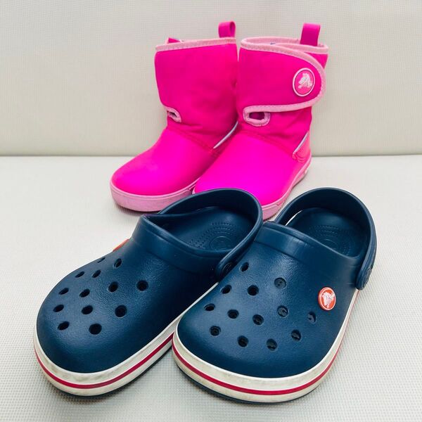 早い者勝ち!子供用 クロックス crocs 長靴16.5&サンダル19.5 2点セット クロックバンド