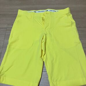 アンダーアーマー ゴルフ ハーフパンツ イエロー