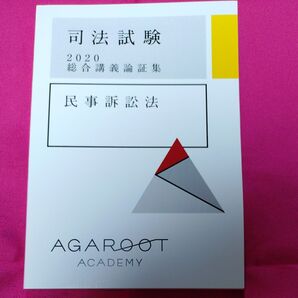 司法試験 2020 総合講義論証集 民事訴訟法 アガルート アガルートアカデミー agaroot