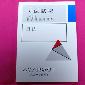 司法試験 アガルート アガルートアカデミー 総合講義論証集 刑法 agaroot
