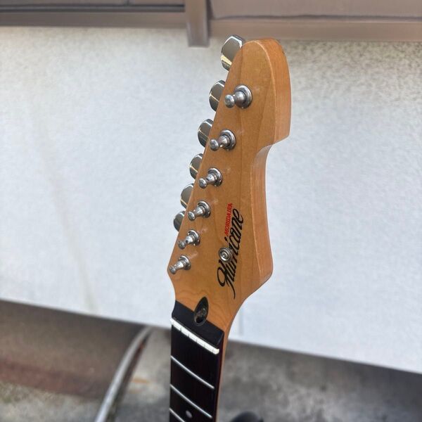 モリダイラ楽器 ハリケーン ストラトタイプ エレキギター 黒