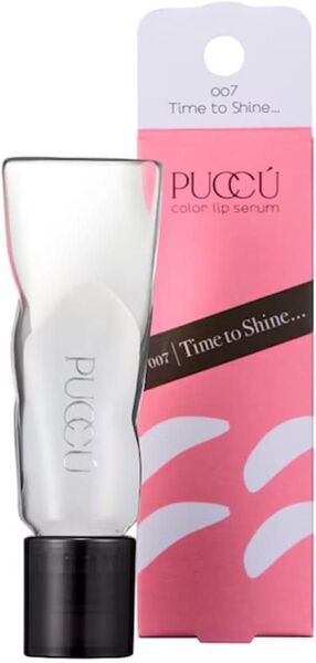 PUCCU プック カラーリップセラム 007 タイム トゥ シャイン グロス クリア 保湿美容液