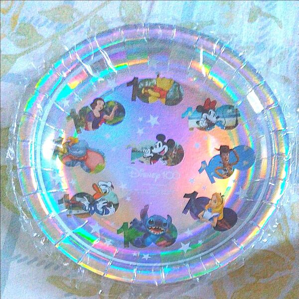 ディズニー100周年記念 紙皿 4枚 未使用