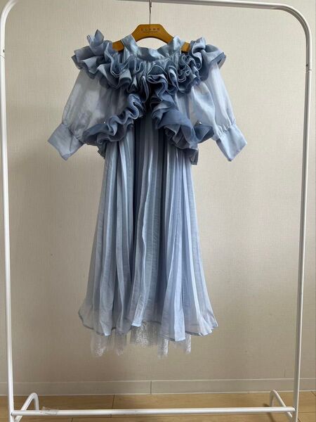 Riu Frill bolero pleats dress