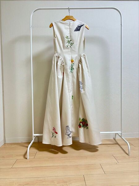 AMERI ELEANOR LINEN LIKE DRESS