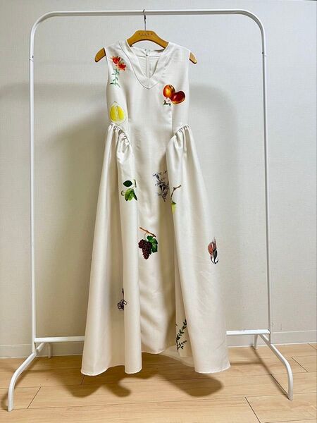 AMERI ELEANOR LINEN LIKE DRESS