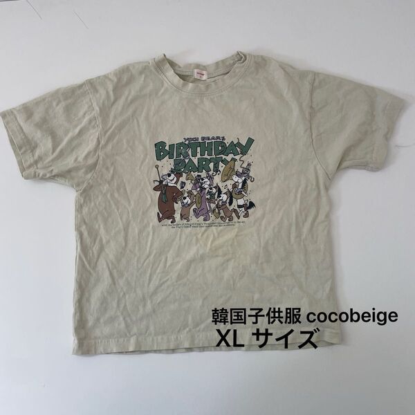 韓国子供服cocobeige 半袖 TシャツXL