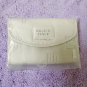 アルファベット柄 キルティング 母子手帳ケース S ピンク ジェラートピケ gelato pique