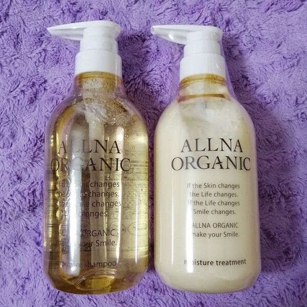オルナ オーガニック モイスチャー シャンプー&トリートメント 本体 各500ml ALLNA ORGANIC