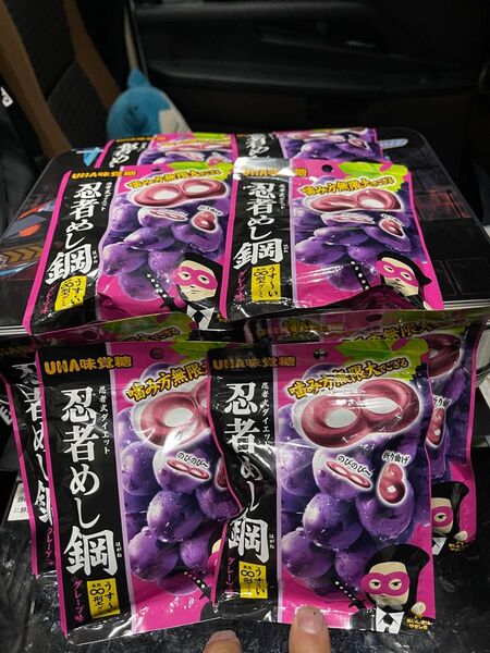 UHA味覚糖 忍者めし鋼 グレープ まとめ売り未開封