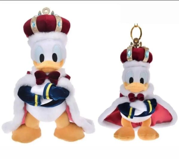 即日発送 ドナルド ぬいぐるみ ぬいぐるみキーホルダー the king birthday 誕生日 バースデー ディズニーストア