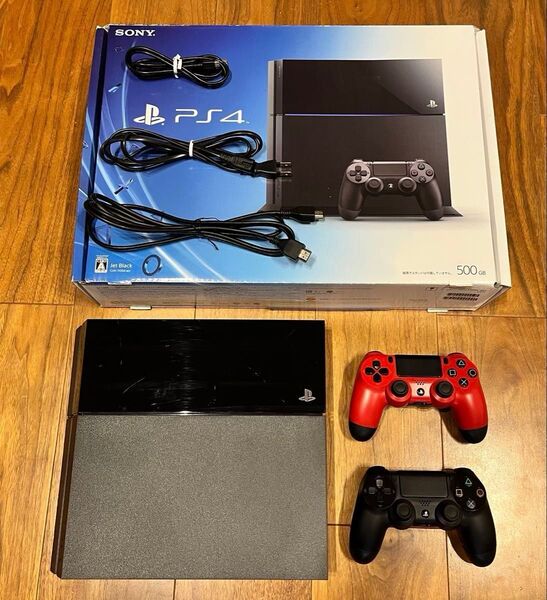 PS4 本体 ソニー プレイステーション4 SONY ブラック PlayStation4 CUH-1100A コントローラー+1