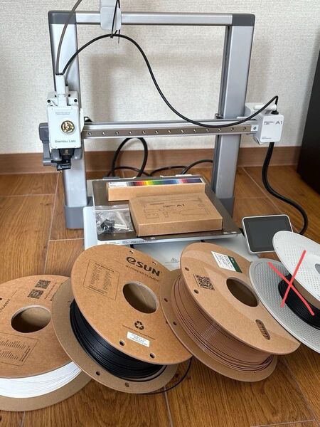 Bambu Lab A1 3Dプリンター 替えノズル付属 フィラメント 一部部品破損