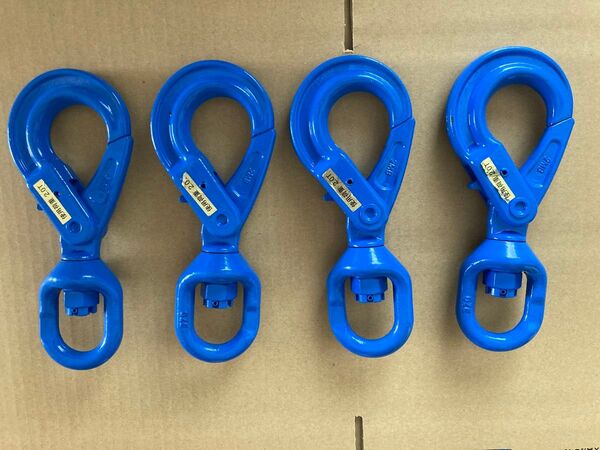 KSK スイベルラッチロックフック 使用荷重2.0t 4個セット