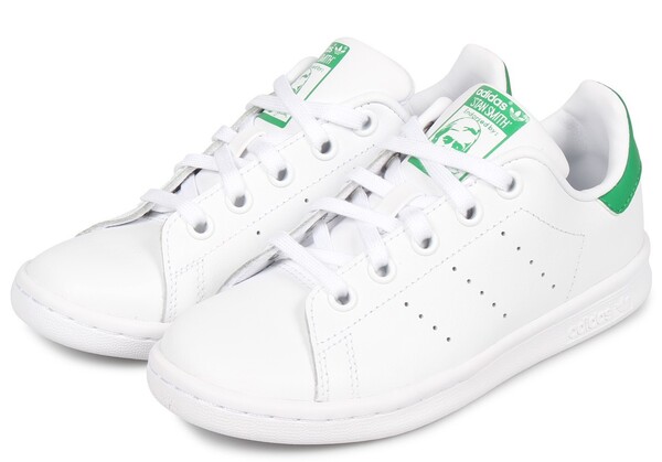 17cm■adidas Originals アディダス オリジナルス スタンスミス スニーカー キッズ STAN SMITH EL C 緑 白 BA8375