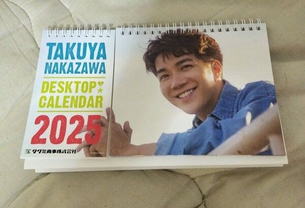 中澤卓也 卓上カレンダー 2025
