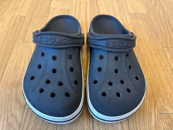 Crocs サンダル 黒 22cm