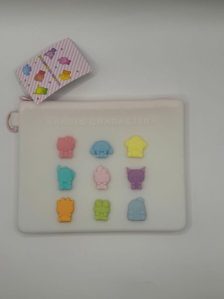 サンリオキャラクターズ フラットポーチ シリコーンポーチ グミキャンディ サンリオ sanrio キャラクター
