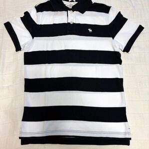 Abercrombie&Fitch ボーダー柄ポロシャツ