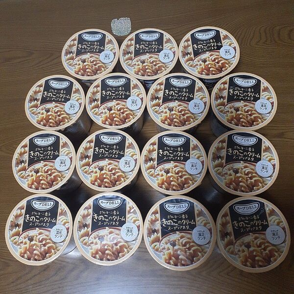 スープDELI きのこのクリームスープパスタ 15個セット