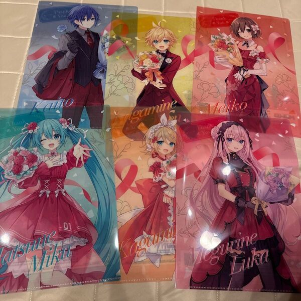 初音ミク クリアファイル全6種類セット