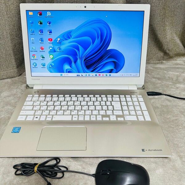 S24 TOSHIBAノートパソコンWEBカメラSSD高速Windows11